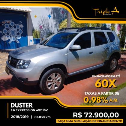 RENAULT DUSTER 1.6 16V SCE FLEX EXPRESSION X-TRONIC RENAULT DUSTER 1.6 16V SCE FLEX EXPRESSION X-TRONIC